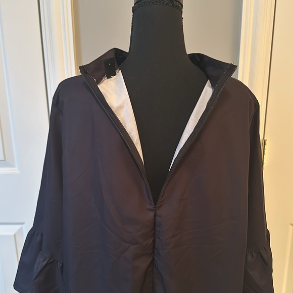 ð€ðŒUNIQUE FLOWER PLUS SIZE DRESS! SWEET BELL SLEEVES! ROOMY!size 1XL NWOT - Picture 6 of 11